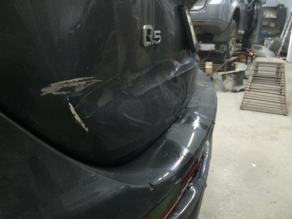 покраска авто Ремонт крышки багажника Audi Q5 в СПБ