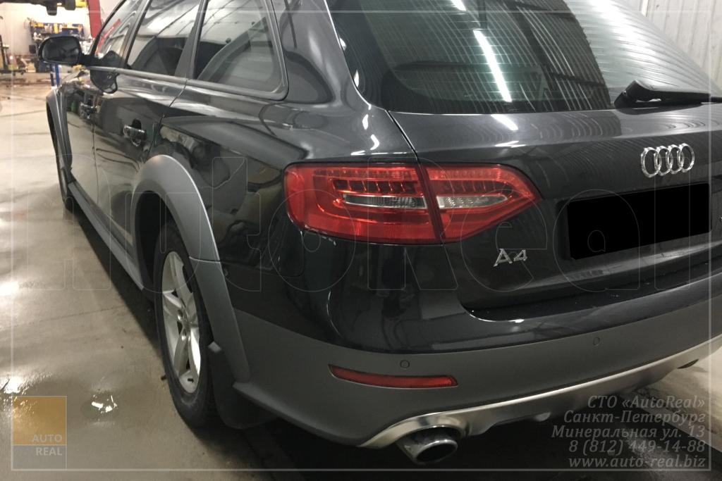 покраска авто Audi Ремонт заднего крыла и окрас Audi A4 allroad в СПБ