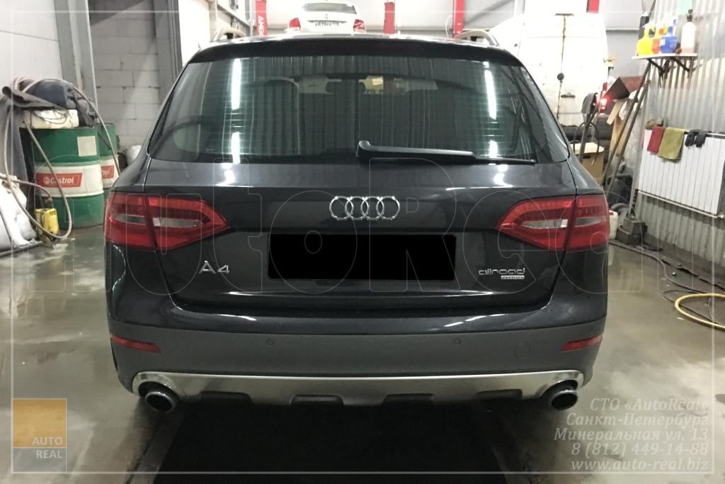 покраска авто Audi Ремонт заднего крыла и окрас Audi A4 allroad в СПБ