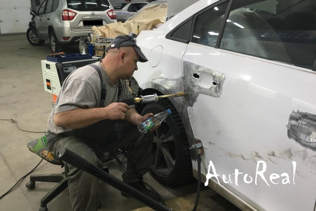покраска авто Кузовной ремонт Chevrolet Cruze в СПБ