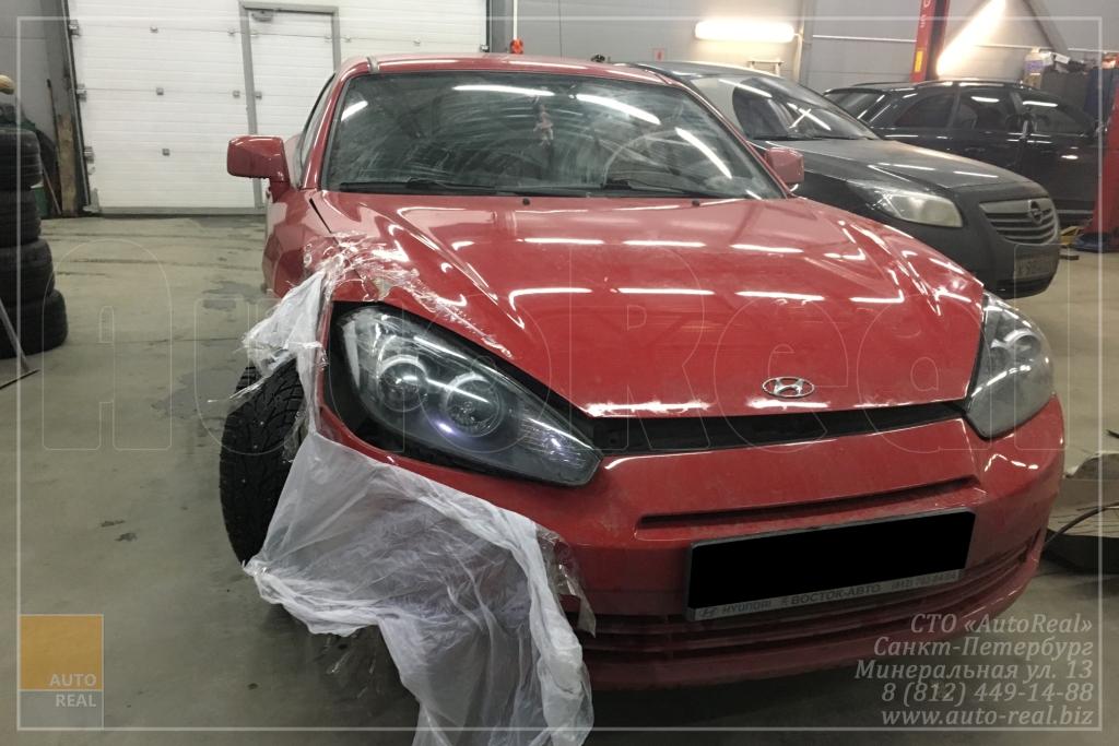 покраска авто Кузовной ремонт Hyundai Tiburon в СПБ