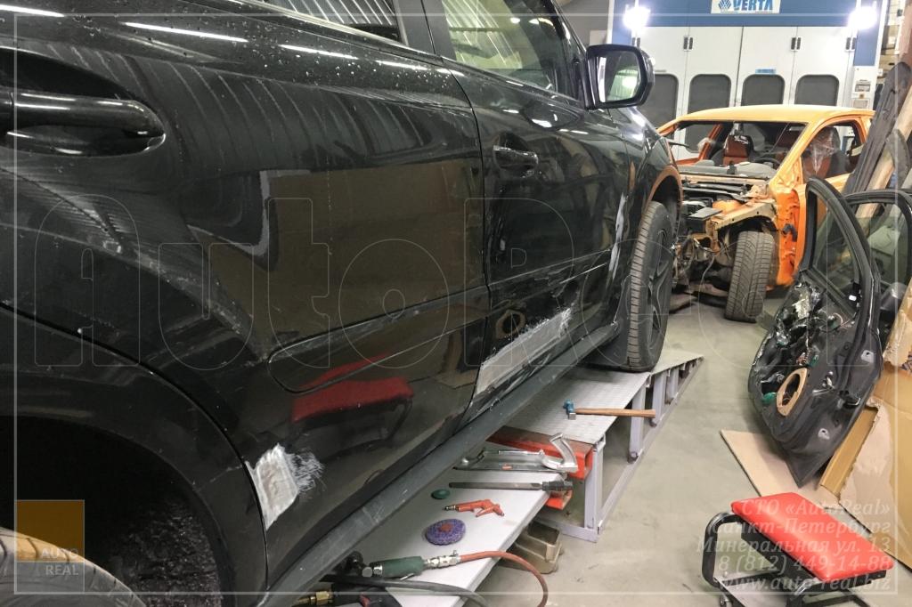 покраска авто Кузовной ремонт и покраска Mercedes ML 350 в СПБ