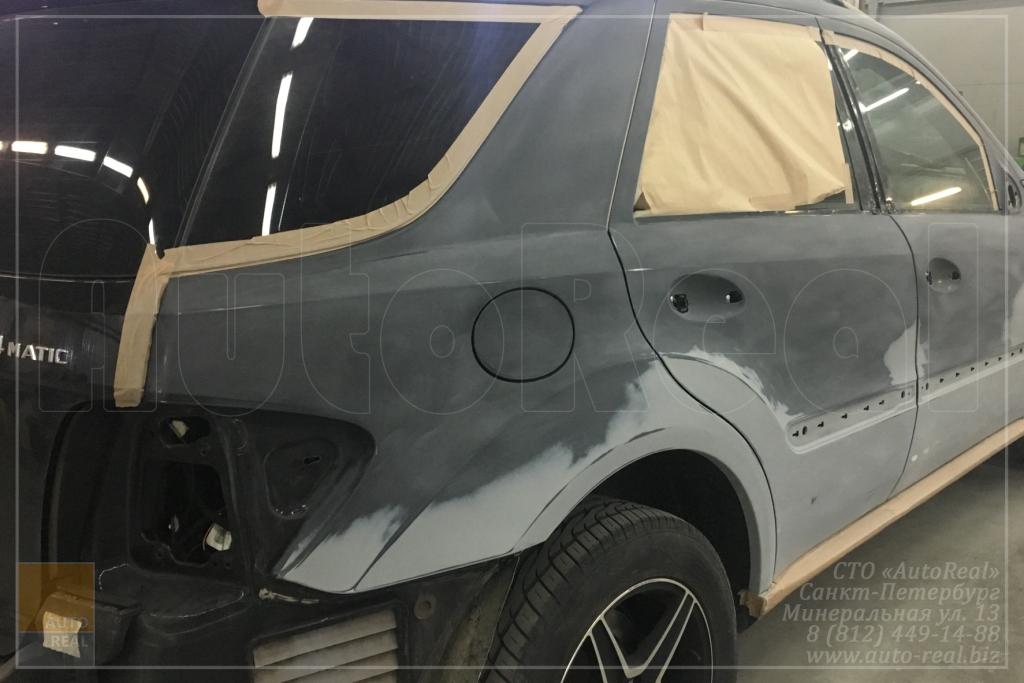 покраска авто Кузовной ремонт и покраска Mercedes ML 350 в СПБ