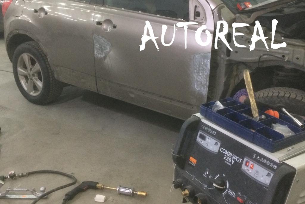 покраска авто Nissan Qashkai кузовной ремонт в СПБ