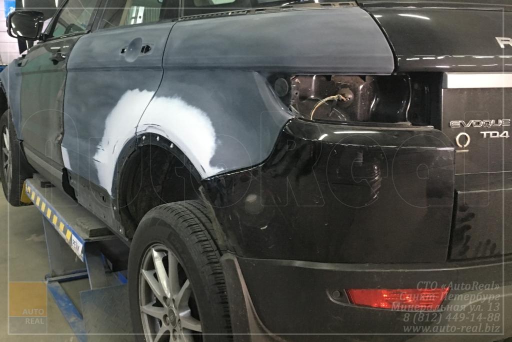 покраска авто Кузовной ремонт и покраска Range Rover Evoque в СПБ